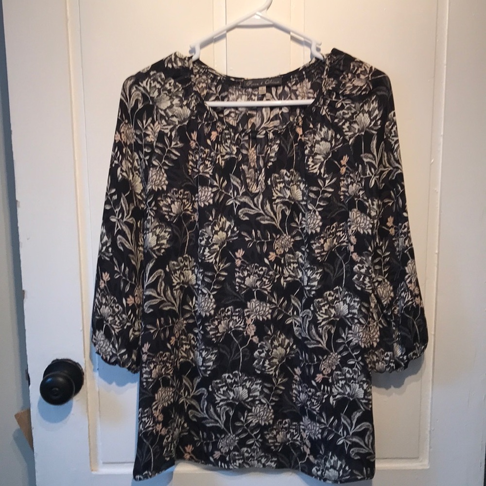 Rose & Olive Floral Blouse